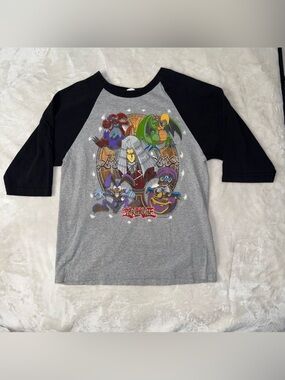 Vintage 1996 Yu-Gi-Oh Kids 3/4 Sleeve T-shirt
